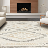 Elegant Geometric Motif(Beige)