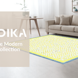 Eclectic Modern Diamond Motif(Yellow)