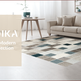 Ultra Soft Area Rug, Non Slip, Stain Resistant, Washable Area Rugs for Living Room, Bedroom, Non-Slip Low Pile Rug for Pet-Friendly Dining Spaces(Beige)