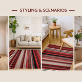 Artful Eclectic Geometric Fusion(Red)