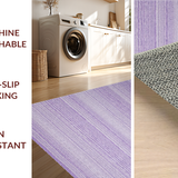 Ultra Soft Area Rug, Non Slip, Stain Resistant, Washable Area Rugs for Living Room, Bedroom, Chic Lilac Shag Style(Purple)