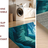 Elegant Scenic Landscape Motif(Blue)