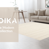 Ultra Soft Area Rug, Non Slip, Stain Resistant, Washable Area Rugs for Living Room, Bedroom, Trendy Soft Knit Visual Interest(Beige)
