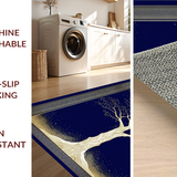 Chic Minimalist Tree Graphics(Blue)