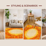 Joyful Multicolored Sun Design(Orange)