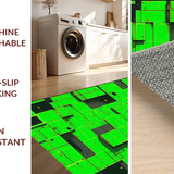 Contemporary Lush Green Motif(Green)