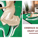 Bold Artistic Emerald Snake Aesthetic(Green)