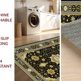 Contemporary Monochrome Geometric Design(Black)