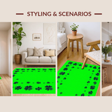 Vibrant Shamrock Patterned Delight(Green)