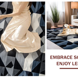 Elegant Black Tasseled Accent(Gray)