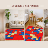 Dynamic Child Friendly Geometric Display(Red)