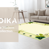 Lush Greenery Inspired Print(Beige)