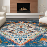 Warm Earthy Floral Impression(Blue)