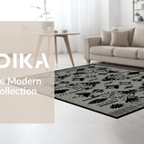 Contemporary Abstract Diamond Composition(Gray)