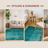 Dynamic Contemporary Linear Motif(Blue)