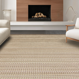 Ultra Soft Area Rug, Non Slip, Stain Resistant, Washable Area Rugs for Living Room, Bedroom, Textured Earthy Tones Composition(Beige)