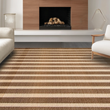Ultra Soft Area Rug, Non Slip, Stain Resistant, Washable Area Rugs for Living Room, Bedroom, Vibrant Minimalist Diamond Motif(Beige)