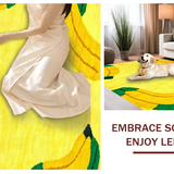 Ultra Soft Area Rug, Non Slip, Stain Resistant, Washable Area Rugs for Living Room, Bedroom, Vibrant Kid-Friendly Decorative Accent(Yellow)