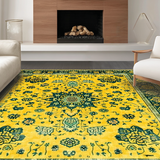 Chic Vintage Symmetrical Design(Yellow)