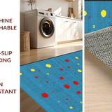 Cheerful Multi Hued Circular Design(Blue)