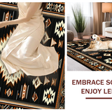 Dynamic Black and Brown Geometric Styles(Black)