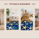 Vibrant Starfish Coastal Aesthetic(Blue)