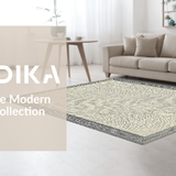 Stylish Black Spotted Contemporary Flair(Beige)