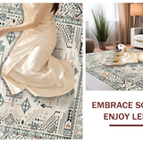 Contemporary Sky Toned Symmetrical Design(Beige)