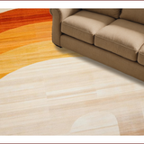 Ultra Soft Area Rug, Non Slip, Stain Resistant, Washable Area Rugs for Living Room, Bedroom, Modern Minimalist Colorful Arrangement(Beige)