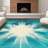 Coastal Inspired Aqua Wave Elements(Blue)