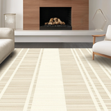Chic Contemporary Wave Motif(Beige)