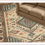 Ultra Soft Area Rug, Non Slip, Stain Resistant, Washable Area Rugs for Living Room, Bedroom, Western Rubber Backing(Beige)