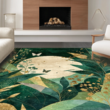 Chic Abstract Plant Silhouettes(Green)