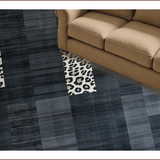Ultra Soft Area Rug, Non Slip, Stain Resistant, Washable Area Rugs for Living Room, Bedroom, Sophisticated Dark Grey Animal Motif(Gray)