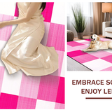 Delicate Fuzzy Shag Patterned Delight(Pink)