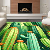 Contemporary Pastel Cacti Arrangement(Green)