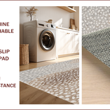 Ultra Soft Area Rug, Non Slip, Stain Resistant, Washable Area Rugs for Living Room, Bedroom, Antelope Print Neutral(Beige) - ODIKA