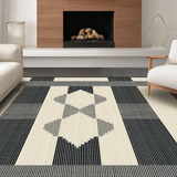 Chic Striped Trellis Motif(Beige)