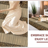 Ultra Soft Area Rug, Non Slip, Stain Resistant, Washable Area Rugs for Living Room, Bedroom, Sleek Contemporary Animal Motif(Beige)