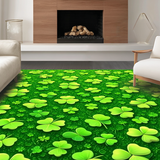 Charming Nature Inspired Floor Art(Green)