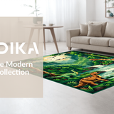 Charming Earthy Toned Safari Scene(Green)