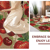 Cherry Bomb Bow with Strawberry Accents and Charming Pink Overlay(Red)