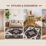 Contemporary Black and White Mosaic(White)