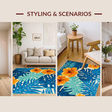 Whimsical Floral Leaf Palette(Blue)
