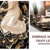 Elegant Abstract Circular Motif(Black)