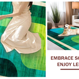 Contemporary Colorful Symmetrical Design(Green)