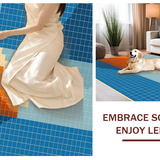 Lively Modern Diamond Design(Blue)