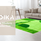 Ultra Soft Area Rug, Non Slip, Stain Resistant, Washable Area Rugs for Living Room, Bedroom, Cute Soft Pastel Animal Shapes(Green)