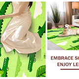 Lively Child Friendly Plush Decor(Green)