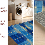 Contemporary Dynamic Patterned Elegance(Blue)